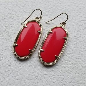 Kendra Scott Red Elle Earrings
